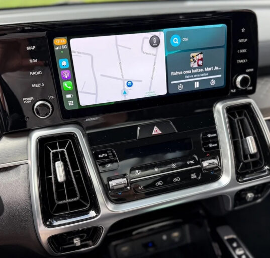 Nuticas Carplay ekraan autos
