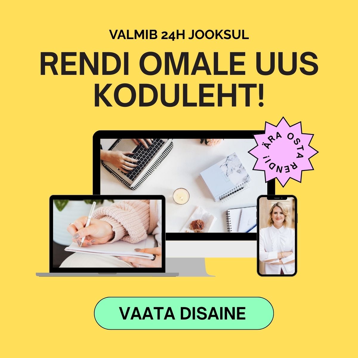 Kodulehe tegemine soodsalt ja kiirelt - Rendiveeb