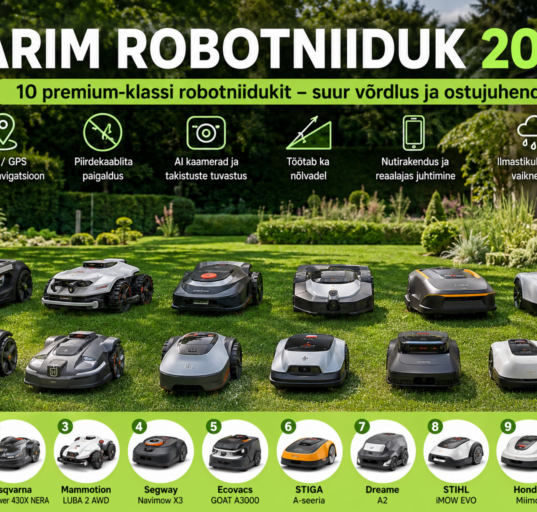 Robotniidulite võrdlus 2026